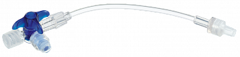 Кран 3-ходовой Дискофикс С с Сэйффлоу 360° синий линия 50 см купить в Рязани